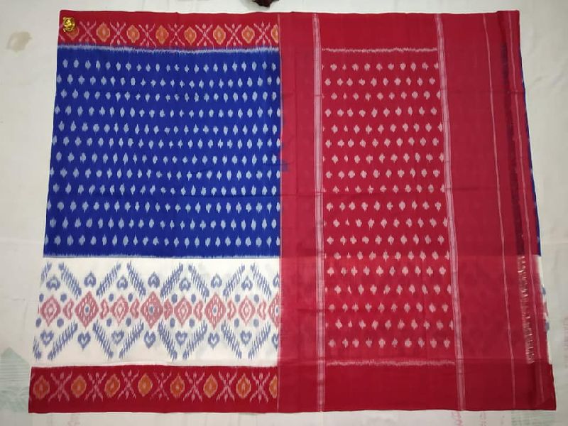 pochampally mercerised double ikkat cotton sarees