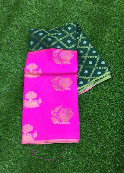 Pure Handloom Kanchi Korvai Silk Sarees