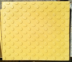 Glossy Finish Bindi Yellow Parking Tile
