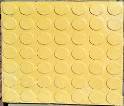 Glossy Finish Dollar Yellow Parking Tile