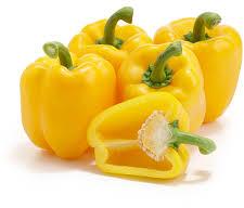 Organic Fresh Yellow Capsicum, Packaging Type : Jute Sack