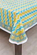 Brunch Table Cloth, Color : Yellow / Blue /White