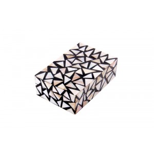 Triangle Design Jewellery Box Rectangle