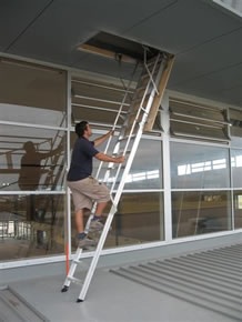 Commercial Big Boss Aluminium Attic/Ceiling Ladders