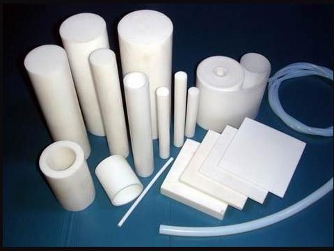 PTFE   Pigmented PTFE components, Color : White