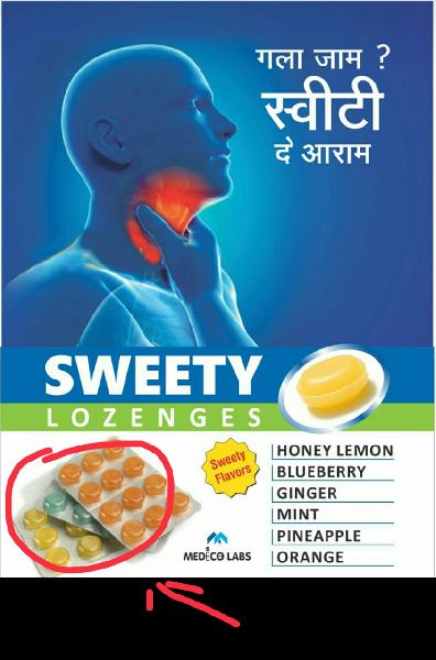 Throat Lozenges, Taste : Sweet