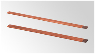 Flat Copper Coated Gouging Carbon Electrodes