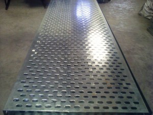 Perforated type cable trays