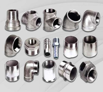 SS THREADED PIPE FITTINGS