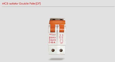 MCB Isolator Double Pole CIRCUIT BREAKER