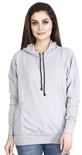 Fleece 700gram Cap Plain Womens Sweatshirts AND Hoodies, for Regular, Packaging Type : Poly Bag