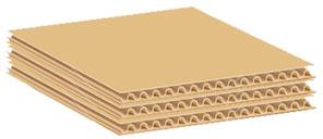10x5inch Corrugated Boards, for Book Cover, Feature : Anti-Curl, Anti-Rust