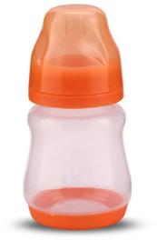 Wide neck feeding bottle