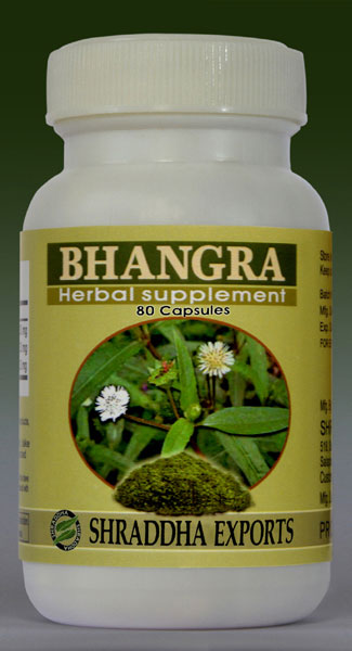 BHANGRA CAPSULES (Eclipta alba leaves powder capsules)