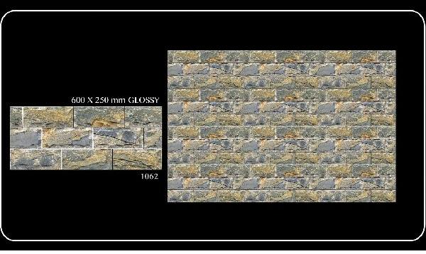 Cheap price glazed wall tiles 1062, for Bathroom, Elevation, Exterior, Interior, Kitchen, Size : 1x1ft