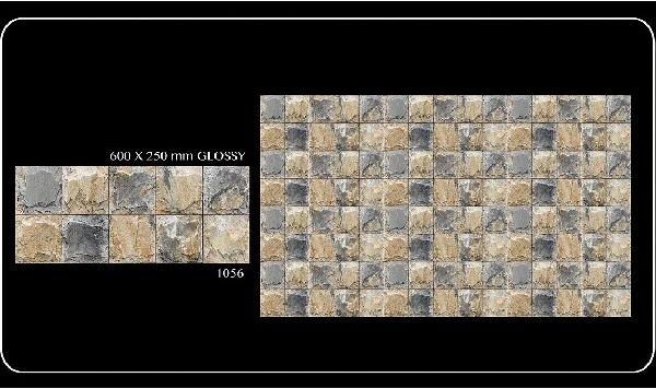 Glazed ceramic decorative bathroom wall tiles 1056