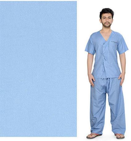 Plain Dyed Patient Uniform Fabric, Technics : Woven