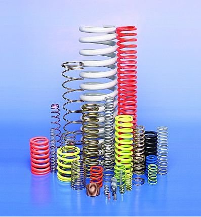 Metal Polished Helical Compression Springs, Shape : Round