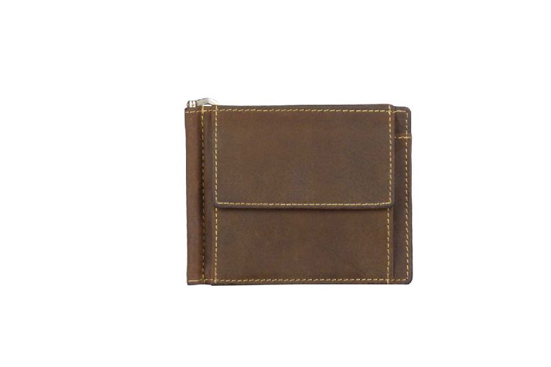 Leather Wallets, Color : Brown