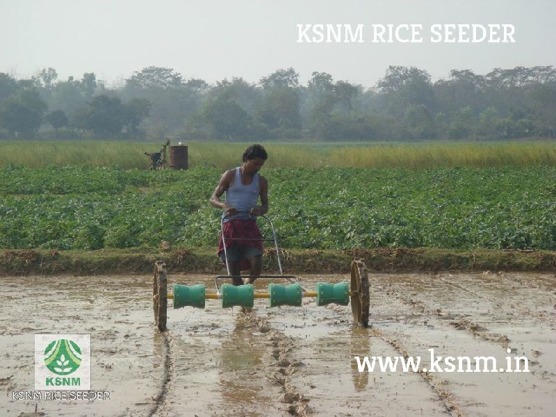 Quick rice seeding machine