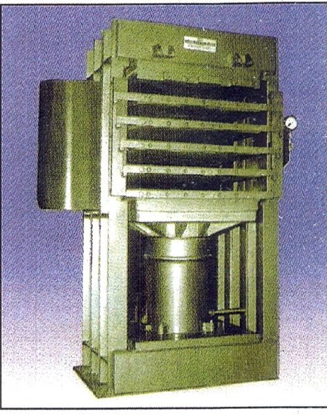 electrically heated platen press