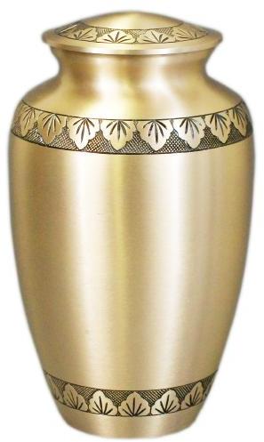 99155 Beautiful Satin finished Brass Urn