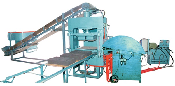 Semi Automatic Bricks Machine