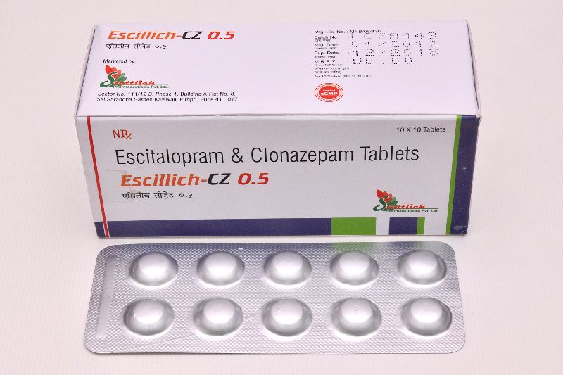 Escitalopram & Colnazepam Tablets
