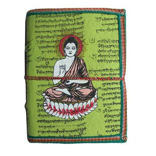 Buddha Print Leather Diary
