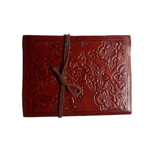 Floral Leather Diary, for Daily Use, Style : Antique