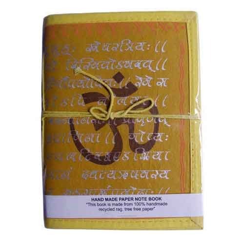 Sanskrit Carved Handmade Notebook