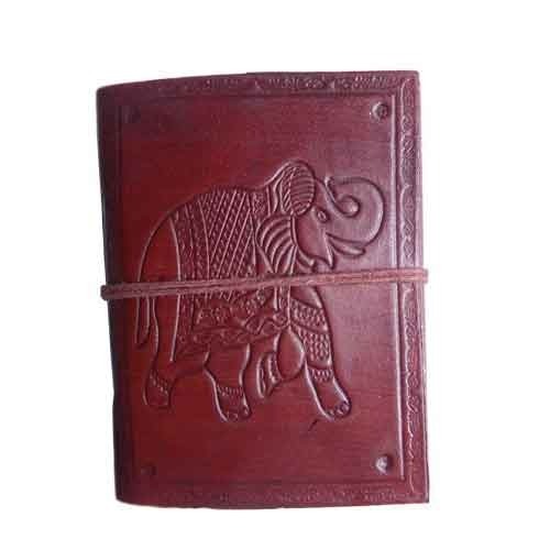 Stylish Handmade Leather Diary, for Daily Use, Size : 9.75x7.5 Inch