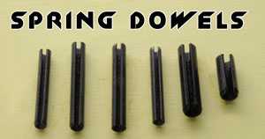 spring dowels