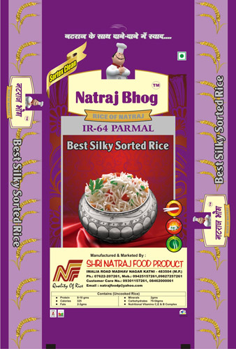 Natraj Bhog IR-64 Parmal Sorted Rice, Feature : Easy Digestive, High In Protein
