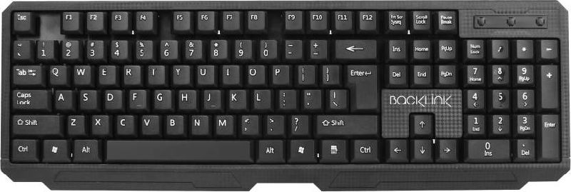 Backlink Black Keyboard