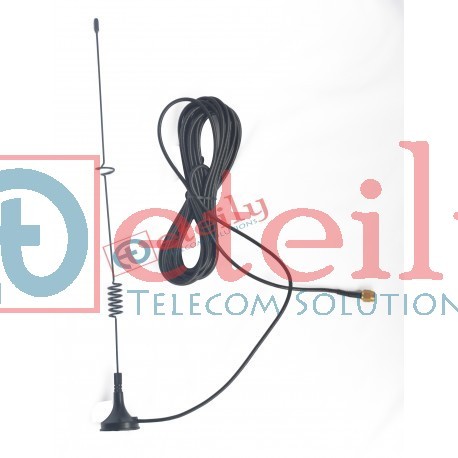GSM 7dbi magnetic antenna with RG 174 Cable SMA (M)