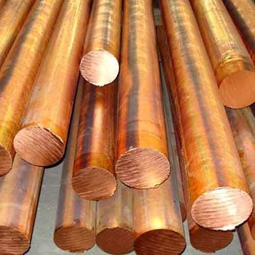 Round Solid Polished Copper Rods, for Earthing, Making Power Battery, Wire, Length : 1-1000mm