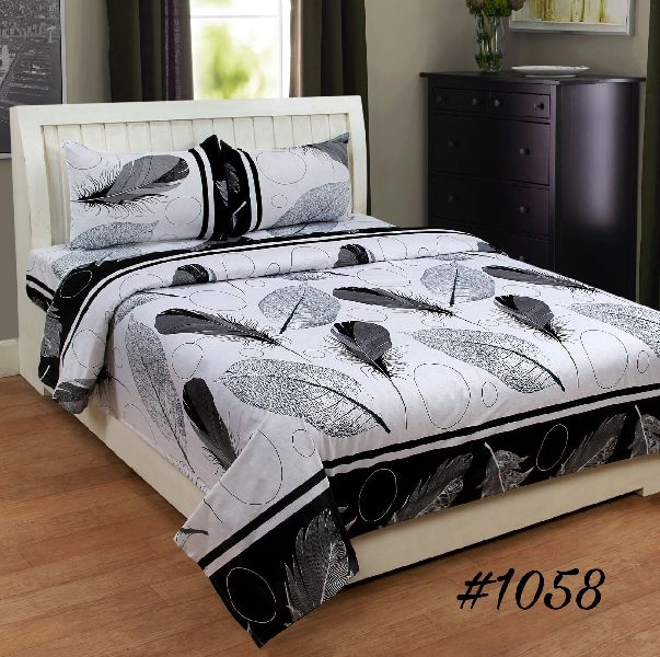 Polyester 3d bed sheet, for Home, Hospital, Hotel, Feature : Soft