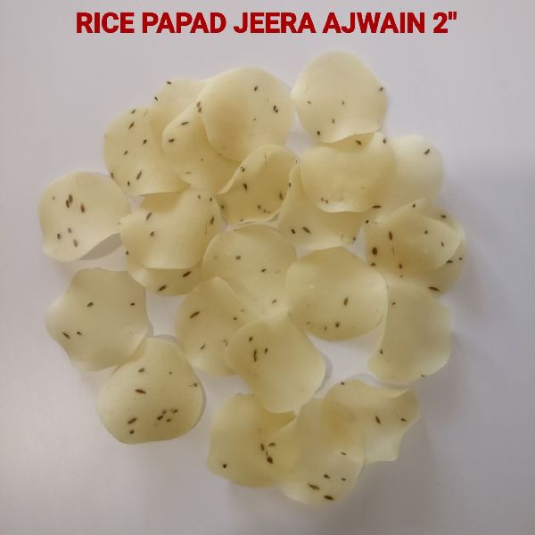 Rice Jeera and Ajwain Papad, Shelf Life : 5-8 Months