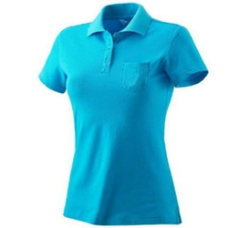 Plain Cotton Girls Polo T Shirt, Size : M, XL