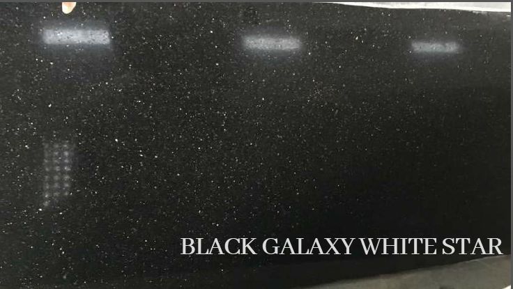 Black Galaxy White Star Granite Tiles