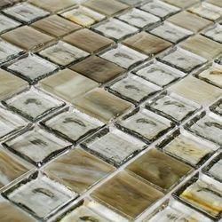 Gold and Silver Mosaic Tile, Color : Grey, Blue, Brown