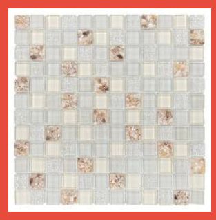 Kitchen Crystal Glass Mosaic Tile