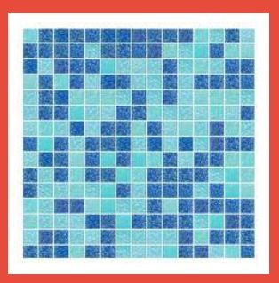 Random Mix Glass Mosaic Tile