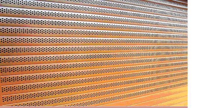 perforated rolling shutter