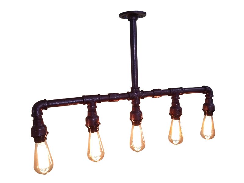 Pendant 5 Bulb Sil(AEL11)