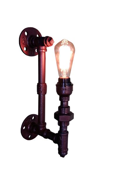 AMBER LIGHTS Wall Lamp 2 Flange(AEL29), Color : Copper