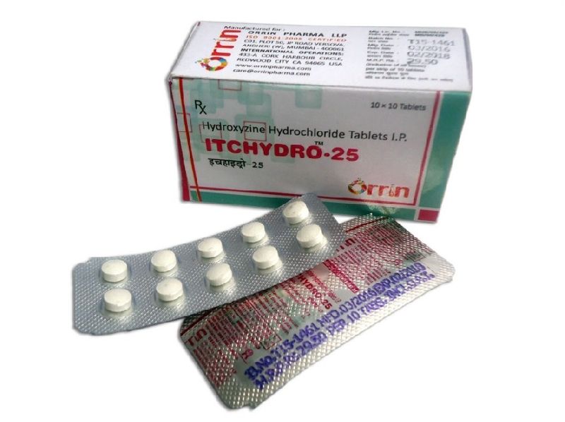 ITCHYDRO 25mg TABLETS