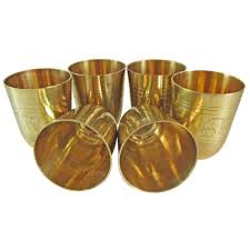 Brass Drinking Glasses, for Home, Hotel, Restaurant etc., Feature : Rust Proof