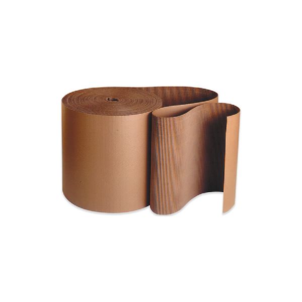 Plain Corrugated Paper Rolls, Color : Brown